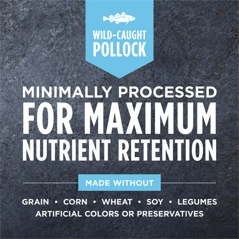 Instinct Raw Frozen Bites Dog Food - Pollock - 2.7lb Bag